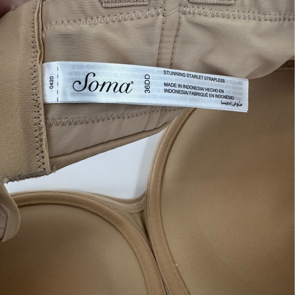 Soma Strapless Bandeau - Nude - Picture 2 of 6